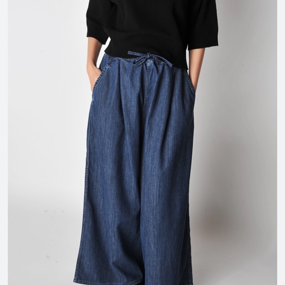 Sofie D'Hoore Pants - Sofie D'Hoore Indigo Wide-Leg Denim pants